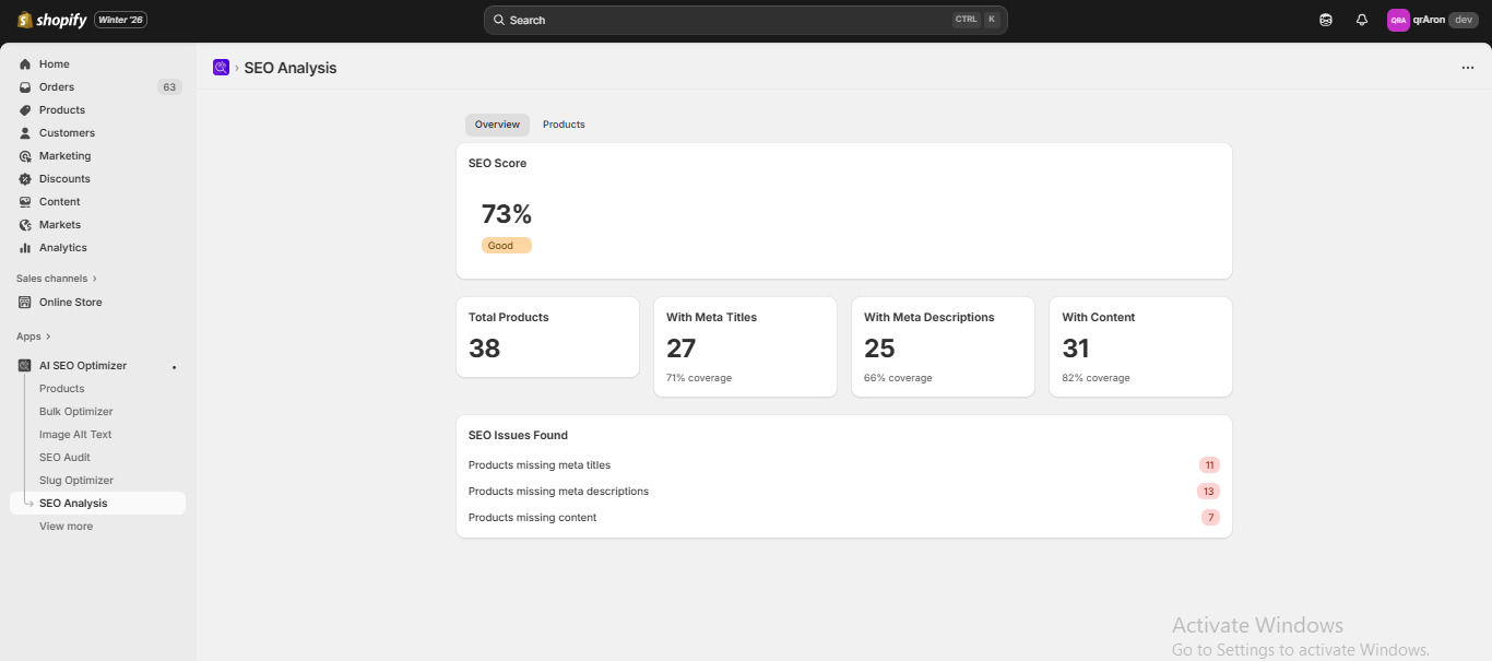 Monitor & Maintain SEO